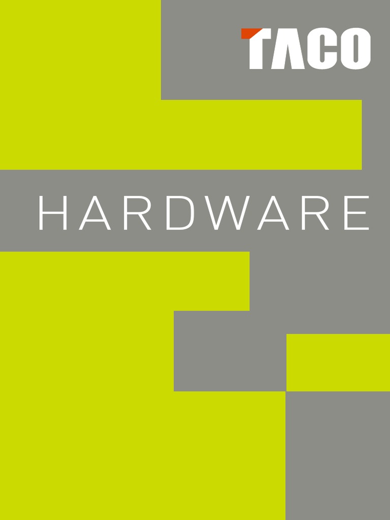 TACO HARDWARE BOOK_digital PDF Chemical Substances Transition Metals