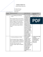 Lembar Observasi Lingkungan Belajar Di Sekolah