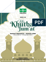 Edisi 40 Buku Khutbah Jum'at 02 Juni 2023 M - 13 Dzulqa'dah 1444 H