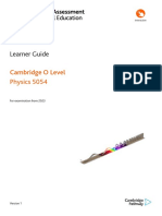 5054 Learner Guide (For Examination From 2023)