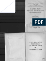 1974-MESTRE-Le Conseil D'etat Protecteour Des Prerogatives de L'administration