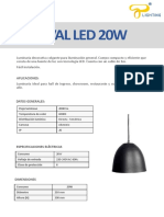 Oval Led 20W