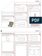 1 - Maths Activity Mats Pack 1 - Lowest Ability