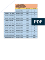 Prof. Kausik Gangopadhyay Advanced Microeconomics - DPM 16 Term IV Schedule-1