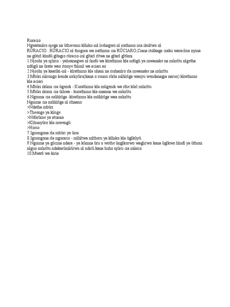 Ruracio | PDF