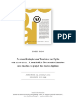 As Manifestações Na Tunísia e No Egito em 2010-2011. A Semântica Dos Acontecimentos Nos Media e o Papel Das Redes Digitais