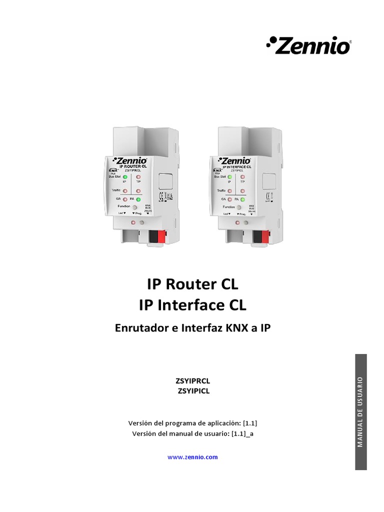 Manual de Usuario IP Router/Interface CL | PDF | Enrutador (Computación ...