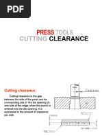 Punch and Die Clearance Explained | PDF | Mechanical Engineering ...