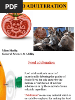 Investigatory Project On Food Adulteration - Class 12 Chemistry | PDF ...