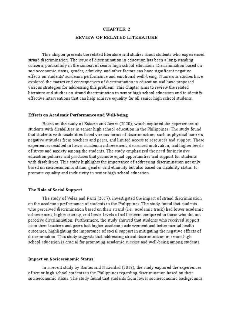 RRLLL PDF Socioeconomic Status Discrimination