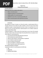 CH 4 Research Proposal