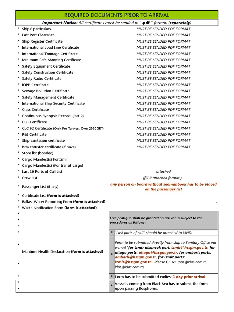 Ballast Water Reporting Form Diliskelesi PDF Ships Water Transport
