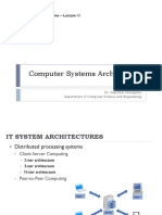 Lecture 2 Computer Systems Architecture