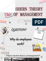 Modern Theory Management