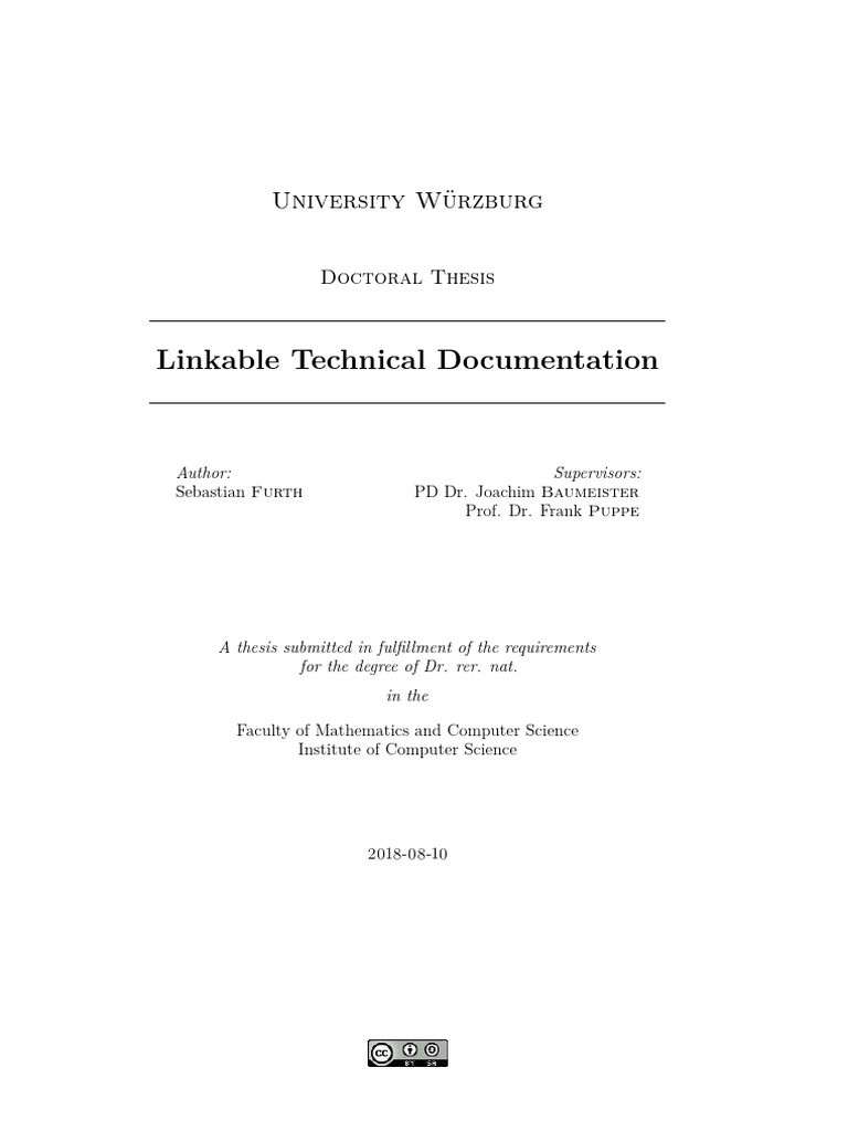 Linkable technical documentation pdf