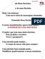 1. O Poder de uma Decisão