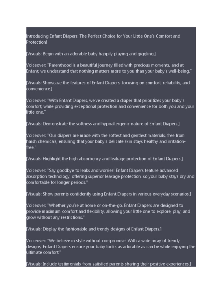 CH3 PDF Diaper Business