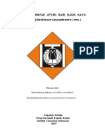 Kelompok 4. Ekstraksi Daun Kayu Putih (Melaleuca Leucadendra Linn.) Paper 