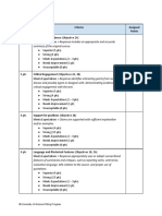 Response Rubric