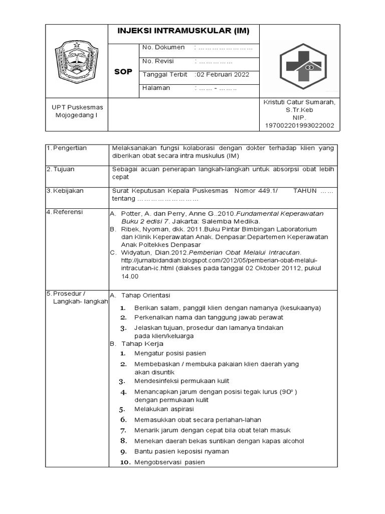 Injeksi Im | PDF