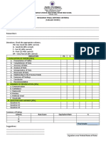 Final Defense Criteria