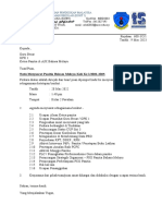 Surat Panggilan Mesyuarat Panitia Bil 1