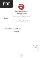 Automata and Complexity Theory Module (2)