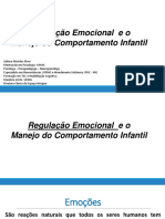 Regulação Emocional e Manejo Do Comportamento Infantil