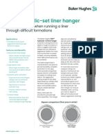 SDD Hydraulic Set Liner Hanger Spec