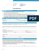 NCAS Employer English Proficiency Reference Form