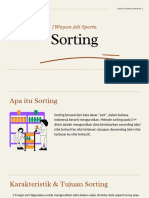 Sorting Di C++