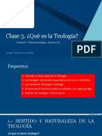 Clase 3 Qué Es La Teología