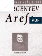 Ivan Sergeyeviç Turgenyev - Arefe
