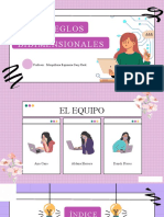 Presentación Diapositivas Lluvia de Ideas Doodle Multicolor Rosa y Violeta 
