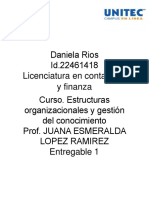 Daniela Rios. Entregable1. Organizacion