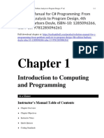 Solution Manual For C Programming From Problem Analysis To Program Design 4th Edition Barbara Doyle Isbn 10 1285096266 Isbn 13 9781285096261