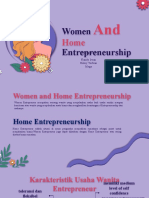 Women and Home Entrepreneurship