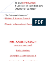 CCT3630 Lecture 3B Odyssey of Consent in Contract 1 2017