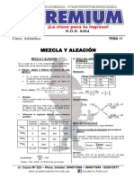 Tema 11 de Aritmetica - Mezcla y Aleacion