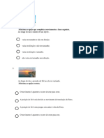 A Terra, A Lua e As Forças Gravíticas (Teste Sem Correção)