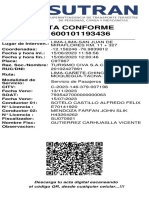 Acta Conforme #600101193436: Descarga Tu Acta Digital Escaneando El Código QR, Desde Cualquier Celular... !!!