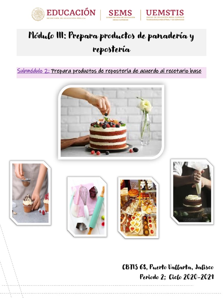 Cuadernillo Reposteria 2021 | PDF