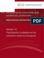 Anti-Corruption Module 10 Citizen Participation in Anti-Corruption ESP