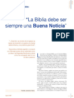 Andrés Mardones Montt (2007) - P. Ariel Alvarez Valdés. La Biblia Debe Ser Siempre Una Buena Noticia. Revista Mensaje 56.561, Pp. 31-34