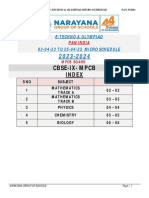 Cbse-Ix-Mpcb: Index