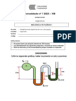 Retroalimentación Consolidado #1 Mecanica de Fluídos I 2023 10B