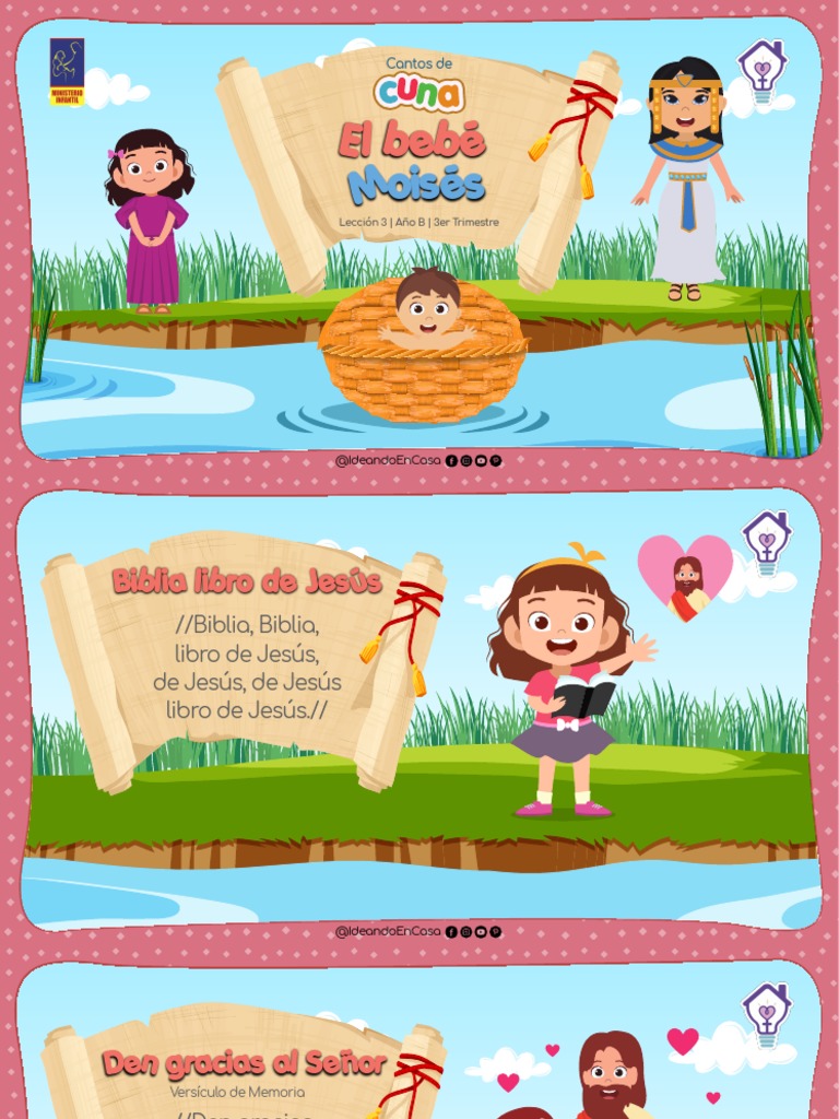 Moisés: Canciones y Lecciones para Niños | PDF | Moisés