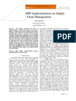 Impact of ERP Implementation On Supply Chain Management: (Vol I, Issue Iv, December 2011)