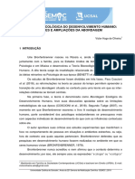 Teoria Bioecológica Do Desenvolvimento Humano - Fases e Ampliações Da Abordagem