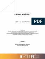Pricing Strategy: Etapa No. 3 - Idea Y Propone